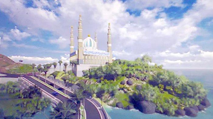 Desain Masjid Agung Anambas. (internet)