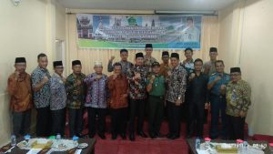 Foto bersama peserta Dialog Kerukunan Antarumat Beragama Digelar di Lingkungan Kemenag Anambas yang digelar di Hotel Anambas Inn, Tarempa, Rabu (7/11/2019). (istimewa)