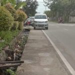 Drainase di salah satu sudut di Kota Ranai. (fatur/haluankepri.com)