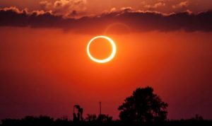 Gerhana Matahari Cincin. (internet)...