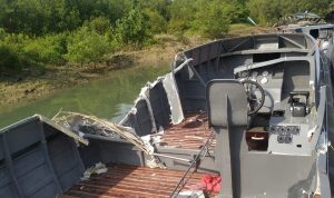 Speed Boat yang diduga mengalami laka laut dengan SB milik BC Kepri. (istimewa)
