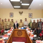 Foto bersama Bupati KKA, Abdul Haris, SH usai audiensi di BNPP. (istimewa)