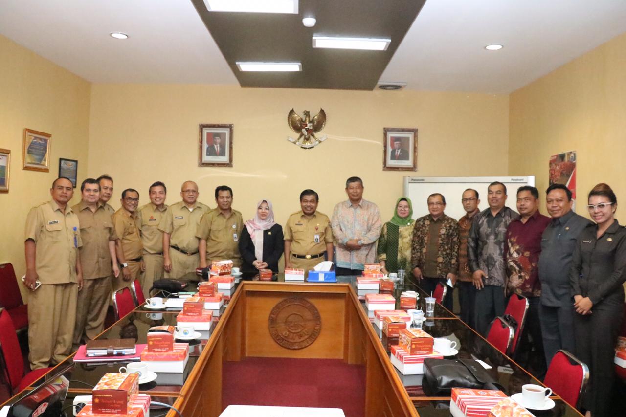 Foto bersama Bupati KKA, Abdul Haris, SH usai audiensi di BNPP. (istimewa)