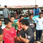 ABK Kapal KLM Citra Hasil yang berhasil diselamatkan Tim SAR gabungan lantaran tenggelam dekat perairan Tambelan, Rabu (4/12) pagi. (istimewa)