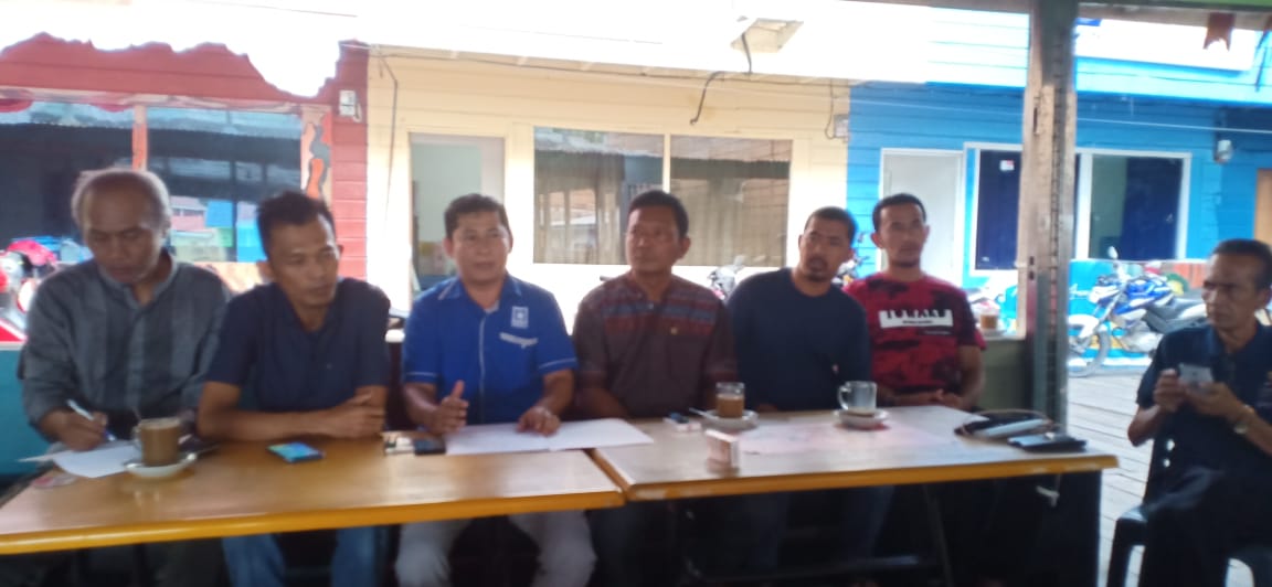 Koalisi ANDORA saat menggelar konfrensi pers. (yudi/haluankepri.com)