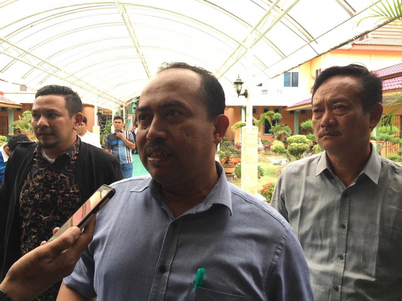 GM PT Timah Tbk wilayah kerja Kepri dan Riau, Adam Darmawan. (ilham/haluankepri.com)