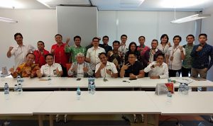 Pemerintah dan DPRD Anambas dan pihak PT Telkom usai pertemuan. (istimewa)