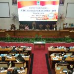 Suasana Sidang Paripurna Istimewa DPRD Kota Batam dalam rangka Hari Jadi ke-190 Kota Batam tahun 2019. (damri/haluankepri.com)