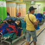 Santri Ponpes Hidayatullah saat dirawat di RSUD M Sani. (ilham/haluankepri.com)