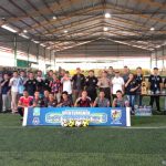Foto bersama saat pembukaan turnamen futsal KNPI Anambas tahun 2019. (yudi/haluankepri.com) Foto bersama saat pembukaan turnamen futsal KNPI Anambas tahun 2019. (yudi/haluankepri.com)