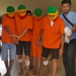 Para pelaku di Polres Bintan. (okialexander/haluankepri.com)