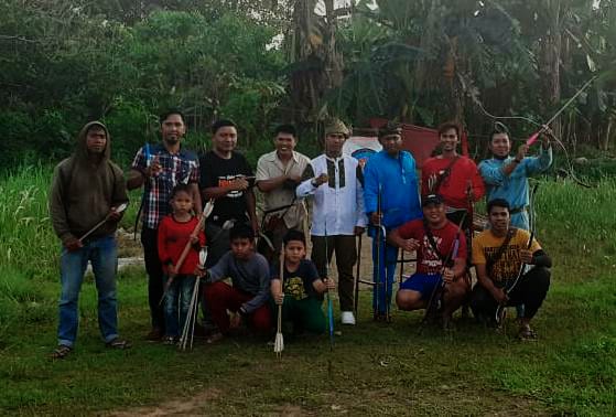 Tim Panahan Jiwa Archery Tanjungpinang ikut berlaga bersama ratusan atlet panahan dalam kejuaraan panahan Walikota Batam Cup. (eva/haluankepri.com)