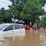 Banjir di salah satu wilayah di Jakarta. (internet)