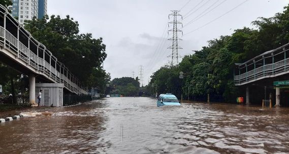 Banjir yang melanda Jakarta awal 2020. (internet)