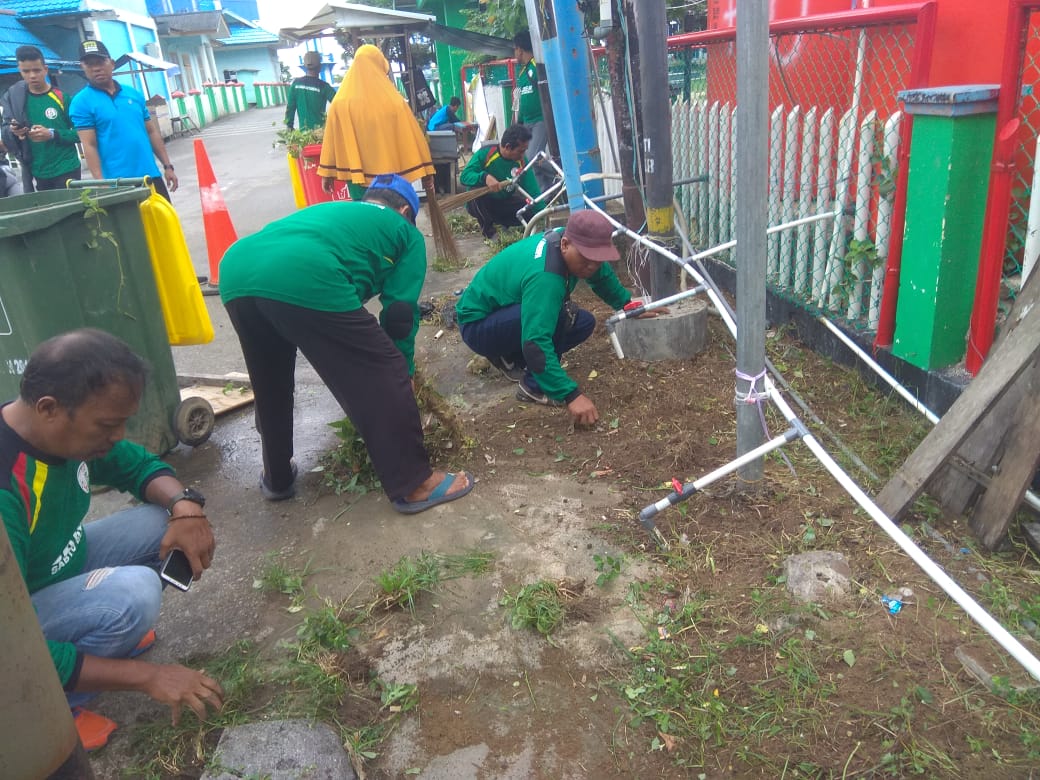 Saber sedang dilaksanakan di Taman Barmadah. (istimewa)