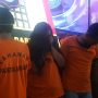 Tiga pelaku perdagangan manusia di Sintai Kelurahan Tanjung Uncang yang ditangkap Polisi. (damri/haluankepri.com)
